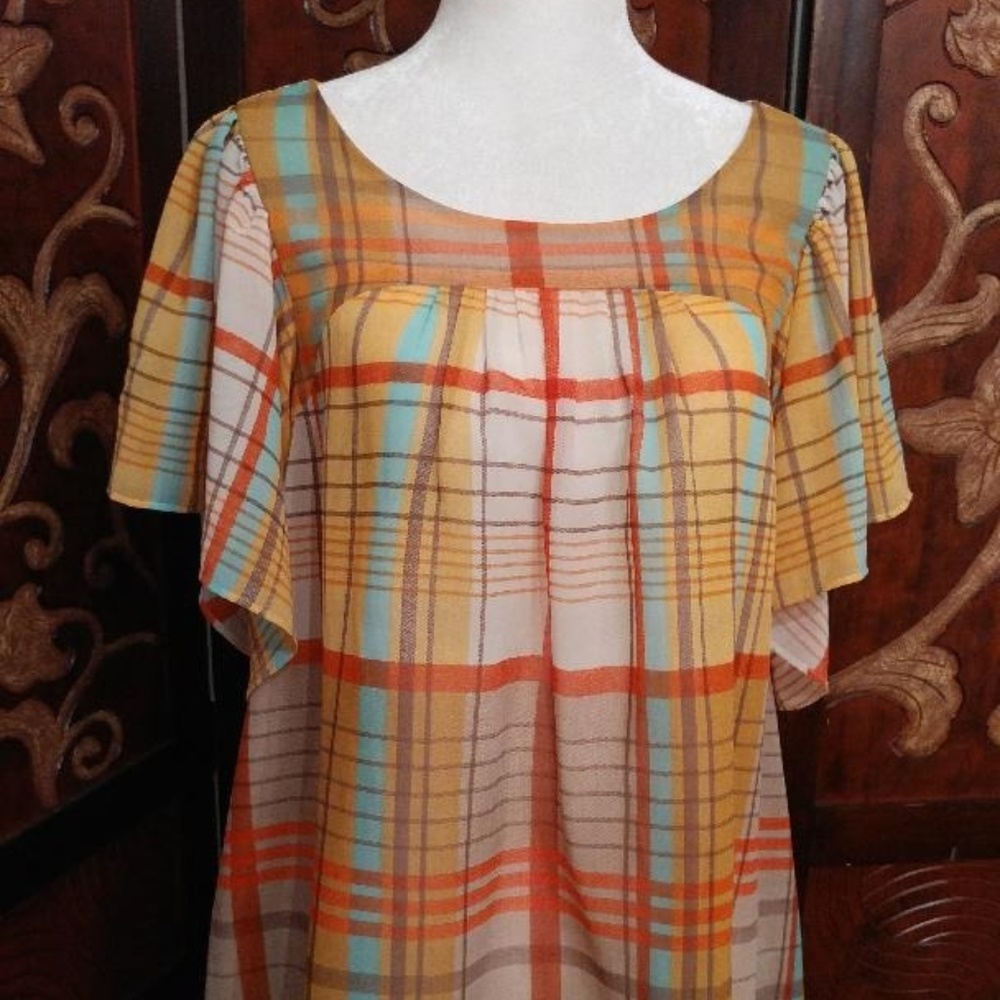Madison Flutter Sleeve Top - Small